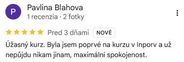 Reference ke kurzu: Lymfomodeling - Brazilská lymfodrenáž od Pavlina Blahova - Google Recenze